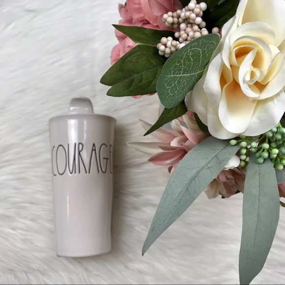 Rae Dunn Other - Rae Dunn Courage Ceramic Coffee Tumbler 12oz. NWOT